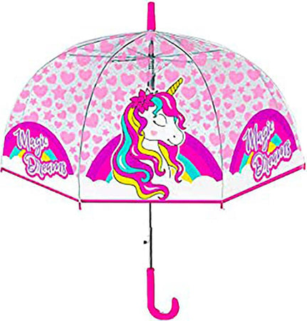 Ombrello Trasparente Unicorno Moda/Valigie borse e accessori da viaggio/Ombrelli/Ombrelli classici Store Kitty Fashion - Roma, Commerciovirtuoso.it
