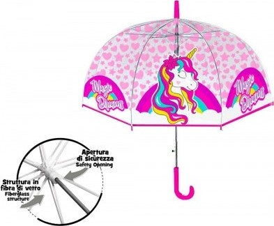 Ombrello Trasparente Unicorno Moda/Valigie borse e accessori da viaggio/Ombrelli/Ombrelli classici Store Kitty Fashion - Roma, Commerciovirtuoso.it