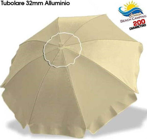 Ombrellone-Da-Spiaggia-Alluminio-2-Metri-Con-Snodo-Tessuto-Polyestere-Palo-32-Mm
