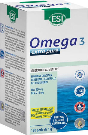 Omega-3-Extra-Pure-integratore-alimentare-120-perle-ESI