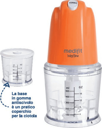 Omogenizzatore Baby Tritatutto Pappa Rapido Lame Acciaio Inox 500ml, Medifit Md-618 Commercio Industria e Scienza/Prodotti scientifici e per laboratorio/Strumenti e apparecchi per laboratorio/Apparecchi di miscelazione/Omogeneizzatori e accessori/Omogeneizzatori Innoliving - Ancona, Commerciovirtuoso.it