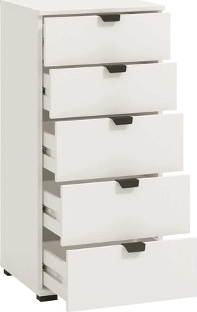 ONE---cassettiera-moderna-5-cassetti-cm-45-x-40-x-95-h-Bianco-Milani-Home