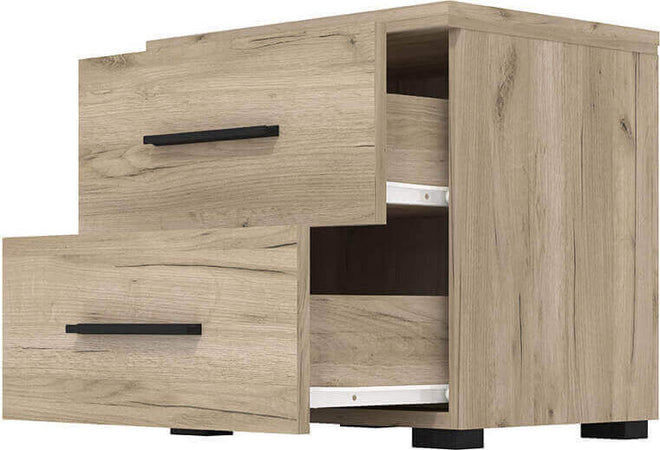ONE---comodino-moderno-3-cassetti-cm-44,5-x-33,5-x-43-h-Rovere-grigio-Milani-Home