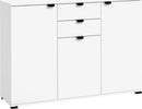 ONE---credenza-moderna-con-3-ante-e-2-cassetti-cm-135-x-40-x-95-h-Bianco-Milani-Home