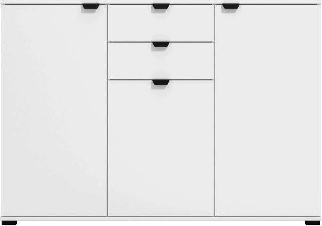 ONE---credenza-moderna-con-3-ante-e-2-cassetti-cm-135-x-40-x-95-h-Bianco-Milani-Home