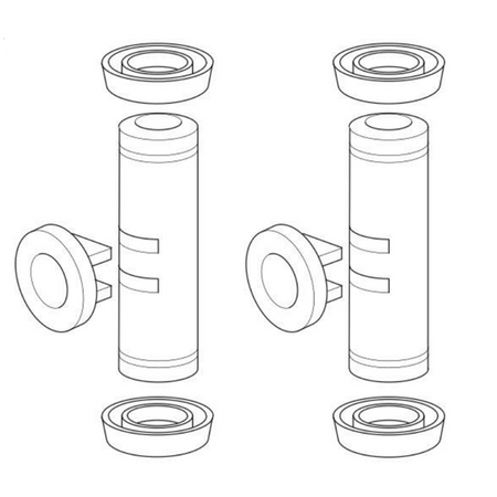 Kit completo guarnizioni e pistoncini di ricambio per abbacchiatore Zanon Super Mambo