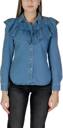 Only Camicia Donna - blue / XS - Abbigliamento Camicie