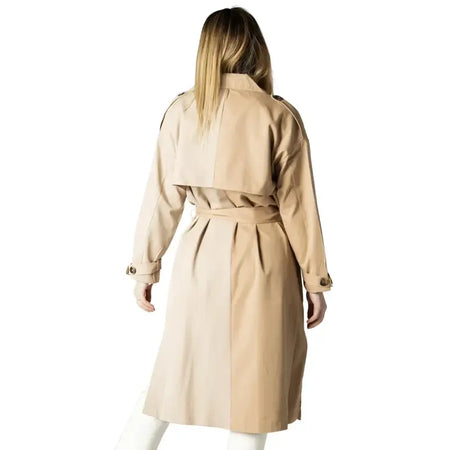 Only Cappotto Donna - beige / L - Abbigliamento Cappotti