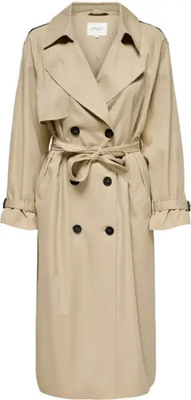 Only Cappotto Donna - beige / XS - Abbigliamento Cappotti