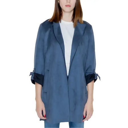 Only Cappotto Donna - blue / M - Abbigliamento Cappotti