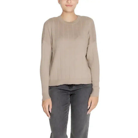 Only Maglia Donna - beige / M - Abbigliamento Maglie
