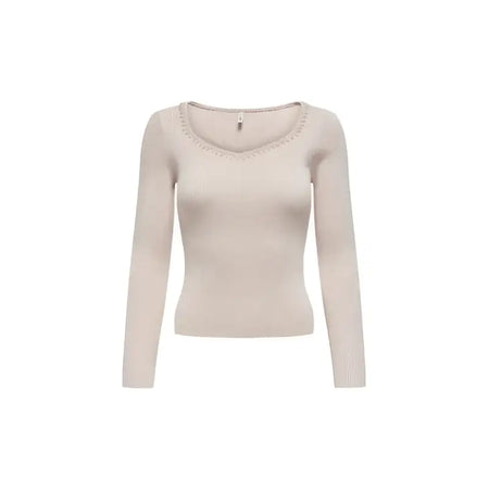 Only Maglia Donna - beige / S - Abbigliamento Maglie