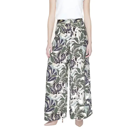 Only Pantaloni Donna - green / M - Abbigliamento Pantaloni