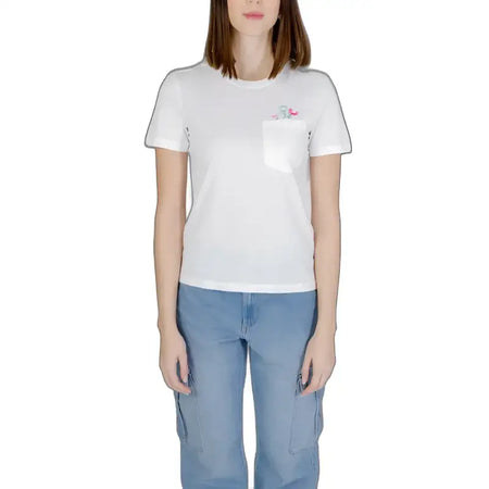 Only T-Shirt Donna - white / XS - Abbigliamento T-shirt