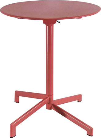 OPERA---tavolo-da-giardino-in-metallo-diametro-60-Rosso-Corallo-Milani-Home