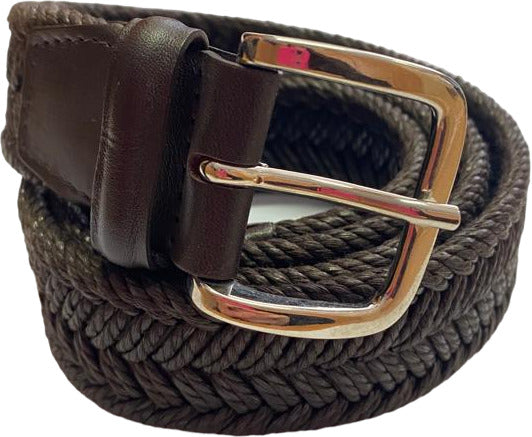 Cintura uomo Orciani - Intrecciata Loop - Colore testa di moro
