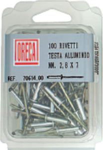 ORECA---100-RIVETTI-TESTA-IN-ALLUMINIO-2.8X9MM