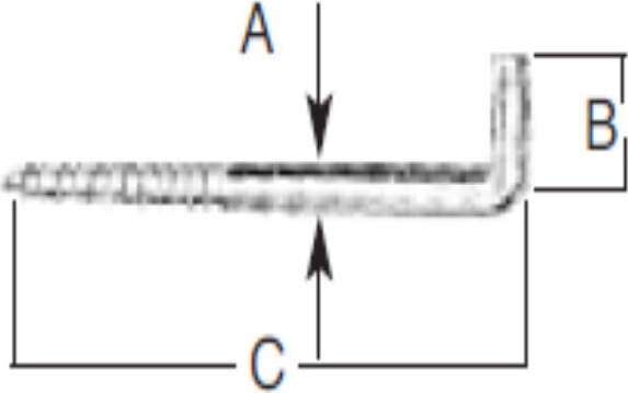 ORECA---20-CANCANETTI-A-VITE-PER-BACCHETTE-TENDE-IN-FERRO-OTTONATO