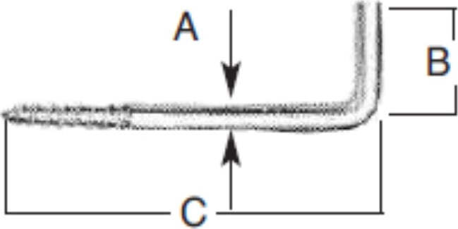 ORECA---20-CANCANETTI-PER-BACCHETTE-TENDE-2,6x12x30MM-IN-FERRO-ZINCATO