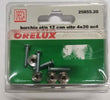 ORECA---4-BORCHIE-IN-OTTONE-CON-VITE-4x20MM