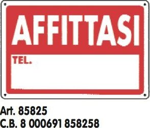 ORECA---CARTELLO-AFFITTASI-30x20-CM