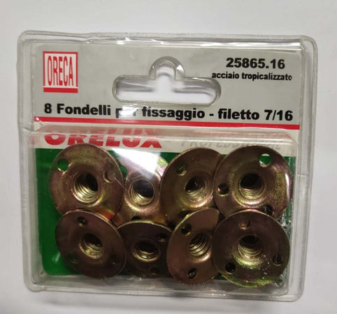 ORECA---FONDELLI-PER-FISSAGGIO-FILETTO-7/16,-25X10MM