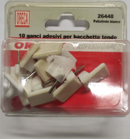 ORECA---GANCI-ADESIVI-PER-BACCHETTE-TENDE-28X17MM-10PZ