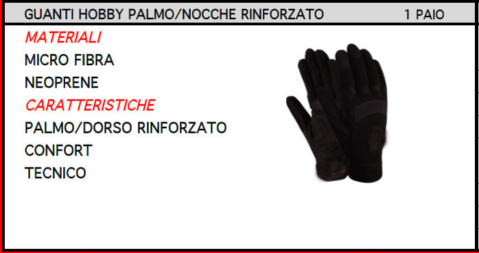 ORECA---GUANTI-HOBBY-PALMO/NOCCHE-RINFORZATO-TAGLIA-10