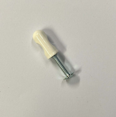 ORECA---POMOLO-IN-ABS-LACCATO-BIANCO-10X23MM