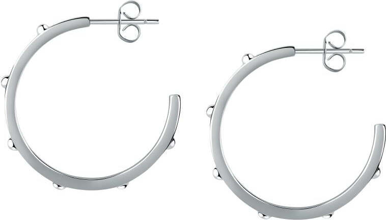 Orecchini-MORELLATO-donna-Creole-acciaio-/-crystal