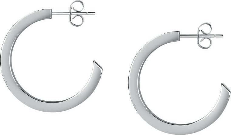 Orecchini-MORELLATO-donna-Creole-cerchio-acciaio-/-cristalli