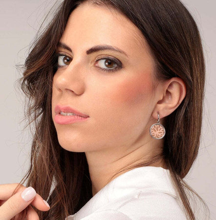 Orecchini-MORELLATO-donna-Loto-acciaio-/-rose-gold