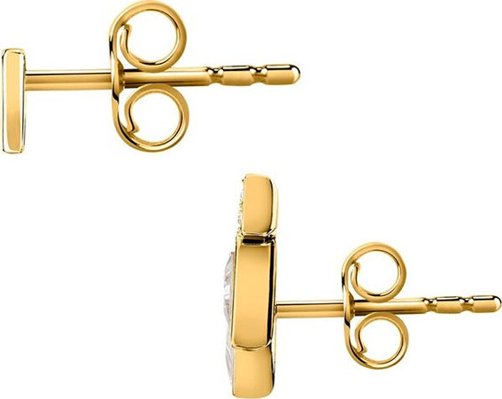 Orecchini-MORELLATO-donna-Trillant-acciaio-dorato-/-cristalli