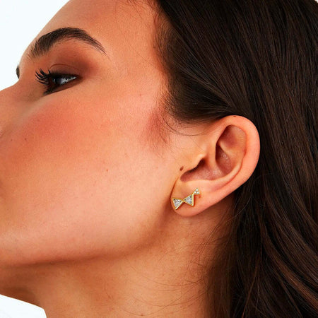 Orecchini-MORELLATO-donna-Trillant-acciaio-dorato-/-cristalli