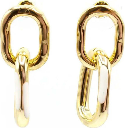 Orecchini Pendenti Glaze Da Donna Orecchini Anello Moda/Donna/Gioielli/Orecchini Leclaf - Napoli, Commerciovirtuoso.it
