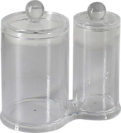 Organizer Doppio Comparto Porta Dischetti Struccanti Cotton Fioc Cosmetici Espositore Salute e Bellezza > Cura del corpo e viso Trade Shop italia - Napoli, Commerciovirtuoso.it