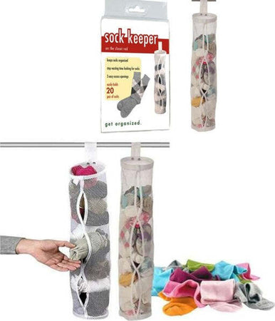 Organizer Per 20 Paia Di Calzini Mai Piu Calzini Sparsi Per Casa Da Appendere Casa e cucina/Organizzazione interni/Organizzazione guardaroba/Organizer per cassetti Trade Shop italia - Napoli, Commerciovirtuoso.it