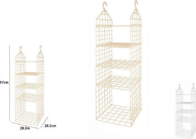 Organizer Per Armadi 5 Ripiani Con Ganci Grucce Salvaspazio 97 X 29 X 29cm 70947 Casa, arredamento e bricolage > Soluzioni salvaspazio > Organizer per Armadi Trade Shop italia - Napoli, Commerciovirtuoso.it