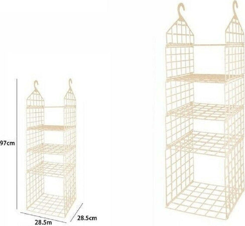 Organizer Per Armadi 5 Ripiani Con Ganci Grucce Salvaspazio 97 X 29 X 29cm 70947 Casa, arredamento e bricolage > Soluzioni salvaspazio > Organizer per Armadi Trade Shop italia - Napoli, Commerciovirtuoso.it
