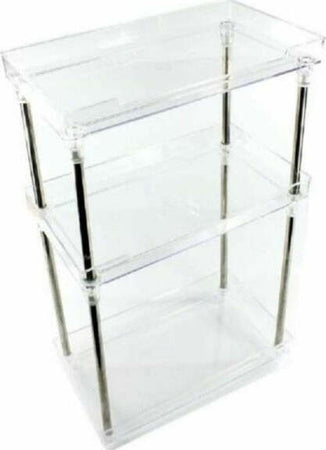 Organizer-Per-Cosmetici-Make-Up-Profumo-Trucchi-Bagno-Multiuso-3-Ripiani