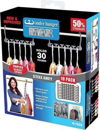 ORGANIZER SALVASPAZIO 10 PORTA STAMPELLE GRUCCE PER ARMADIO WONDER HANGER MAX Casa e cucina/Organizzazione interni/Organizzazione guardaroba/Grucce e appendini/Grucce Trade Shop italia - Napoli, Commerciovirtuoso.it