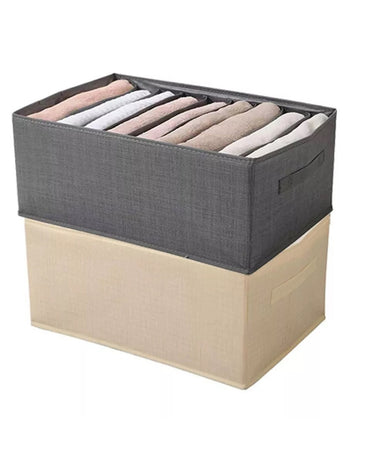 Organizer Salvaspazio Per Armadi Scatola Pieghevole 9 Scomparti 36x20x25cm 87402