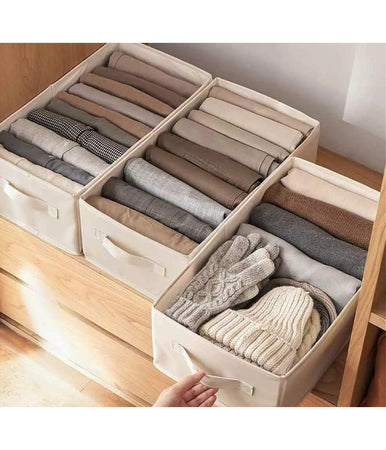 Organizer Salvaspazio Per Armadi Scatola Pieghevole 9 Scomparti 36x20x25cm 87402