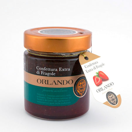Orlando - Confettura extra di fragole di Maletto 220 gr