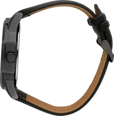 Orologio-CHRONOSTAR-uomo-Brave-tempo-pelle-nero