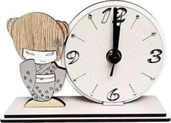 Orologio con base in legno mdf e strass. Personalizzabile, misure cm 14,5 x 10 h. Casa e cucina/Decorazioni per interni/Orologi/Orologi da parete MagiediNatale.it - Altamura, Commerciovirtuoso.it