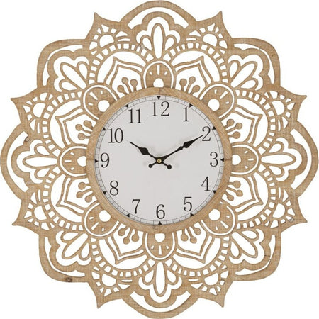 Orologio Da Muro Carving Cm 60X4,5 Casa e cucina/Decorazioni per interni/Orologi/Orologi da parete Led Mall Home - Napoli, Commerciovirtuoso.it
