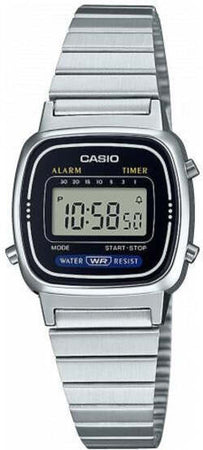 Orologio Da Polso Donna Casio La670wea-1ef Display Digitale Cinturino in Acciaio Inox