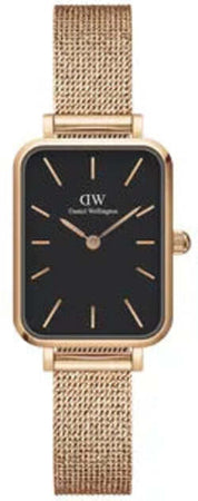 Orologio Da Polso Donna Daniel Wellington Dw00100432 Oro Rosa E Quadrante Nero