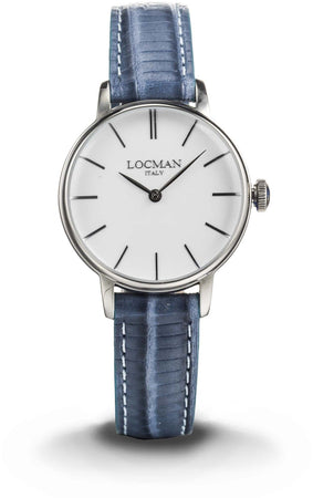 Locman 1960 lady orologio donna solo tempo celeste